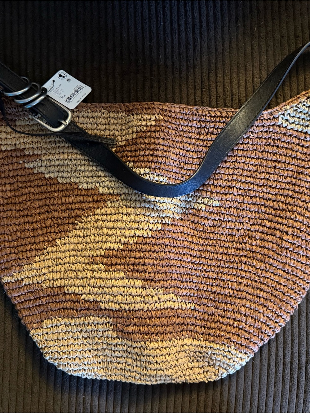 Free People - NWT - Santorini Straw Tote Bag - Neutral Mix